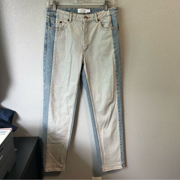 & Other Stories Straight Fit Colorblock Jeans - Picture 1 of 10